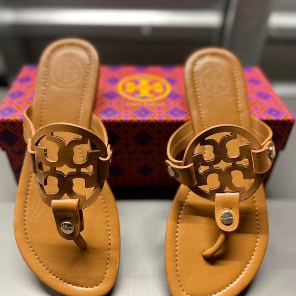 Tory Burch Brown Sandals - Picture 1 of 3